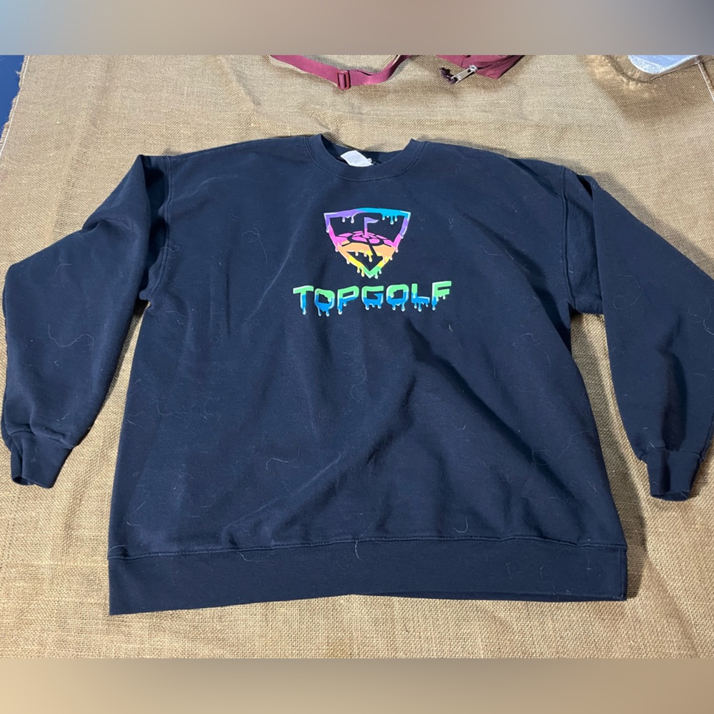 Black Top Golf Logo Sweatshirt